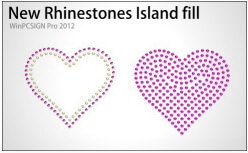 rhinestones spiral fill