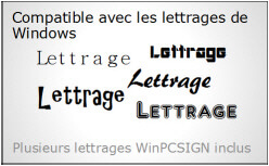 Compatible with all windows fonts